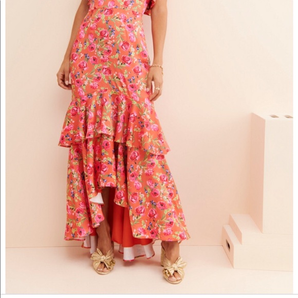 Keepsake the Label Peach Floral Maxi Dress - Picture 2 of 12